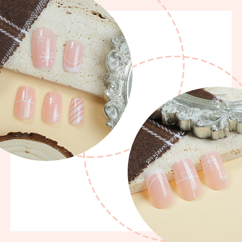 Elegant Decorative Press-On Nail Set kalsten 1788495540