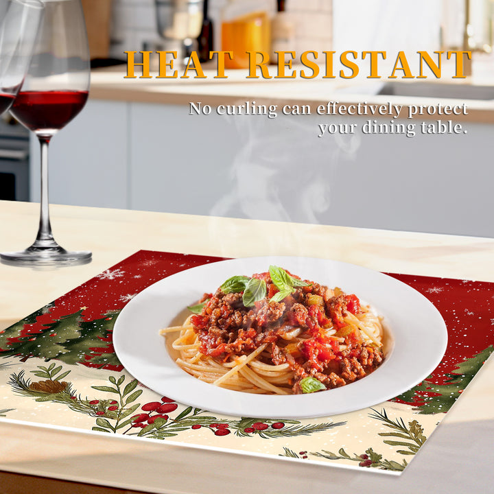 Festive Holiday Table Placemats