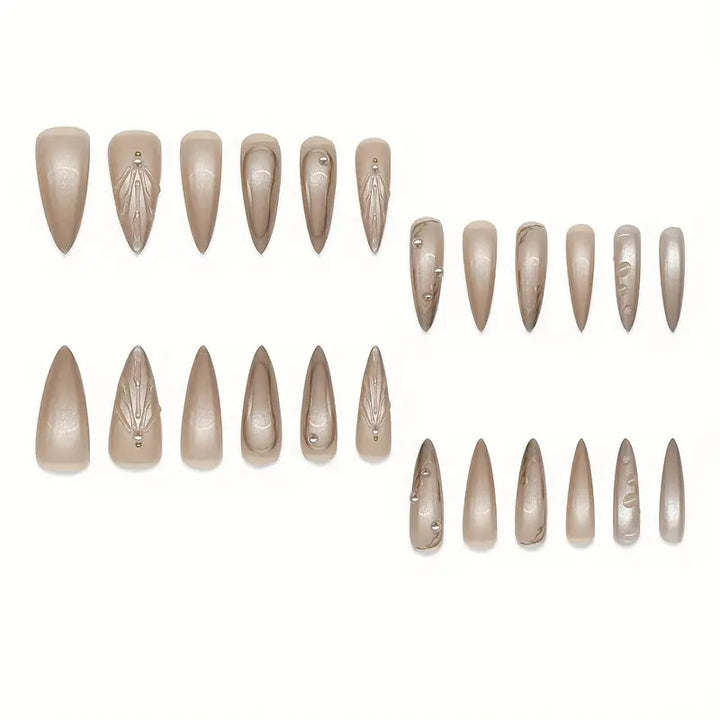 Premium Decorative Press-On Nail Extensions Kalsten