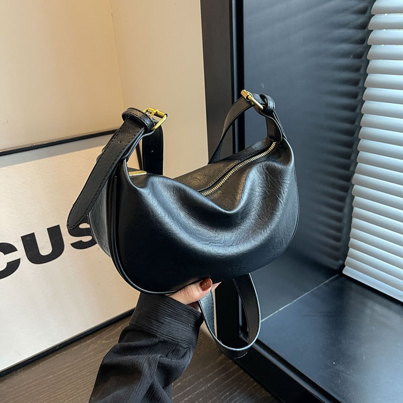 Elegant Curved Crossbody Bag Kalsten