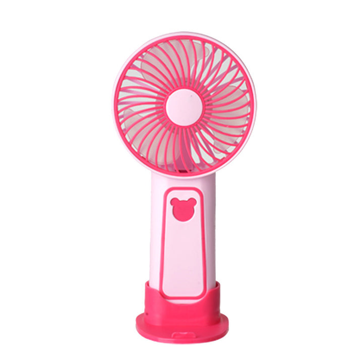 Unisex Portable Hand Fan with Flexible Stand Kalsten