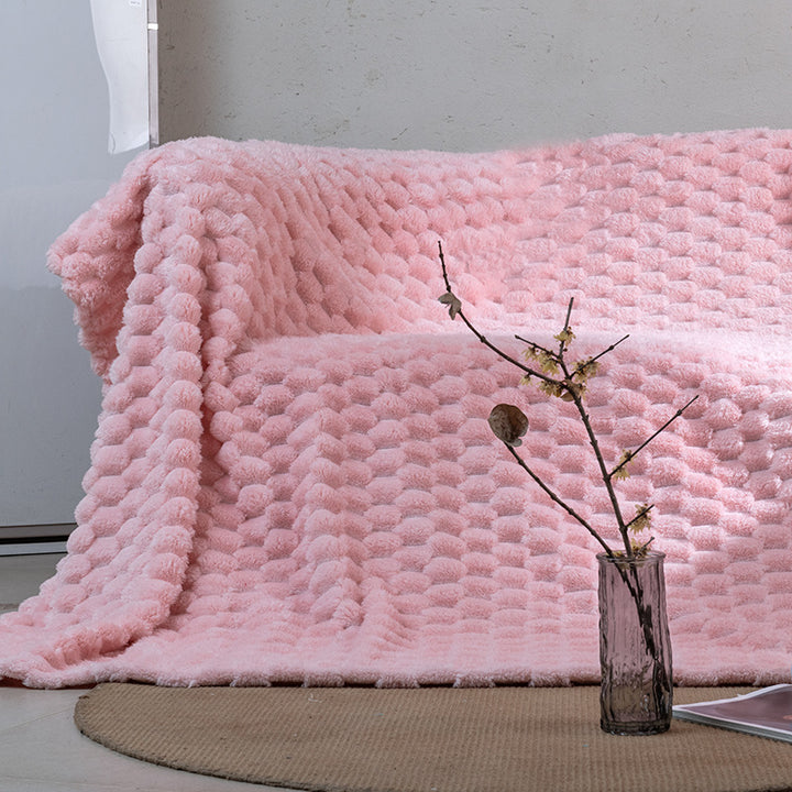 Women Fluffy Structured Blanket Kalsten
