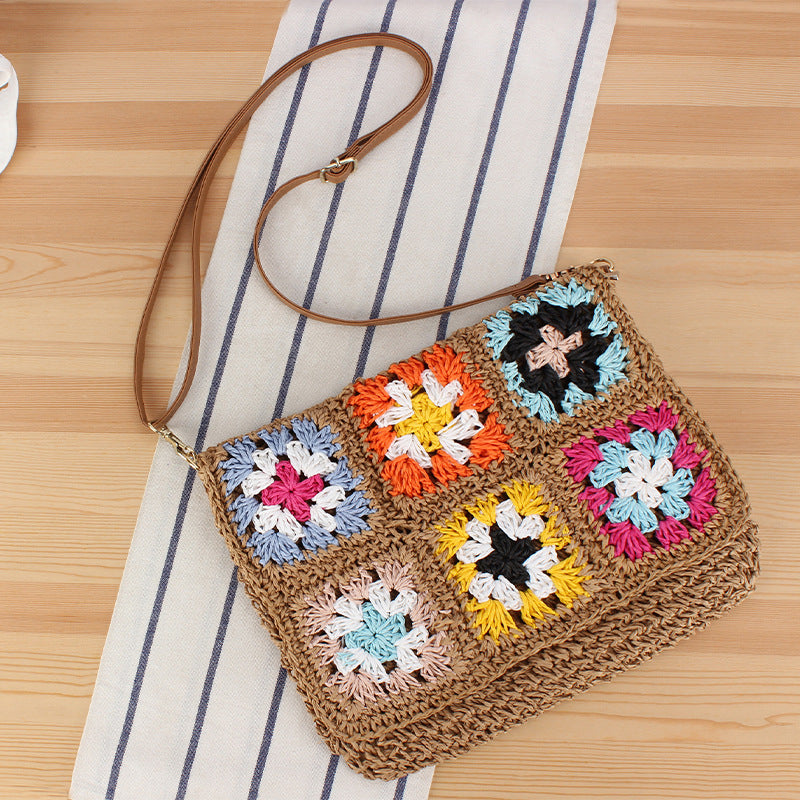 Shoulder bag in cheerful patchwork style Kalsten