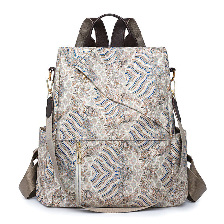 Chic Patterned Travel Backpack Kalsten