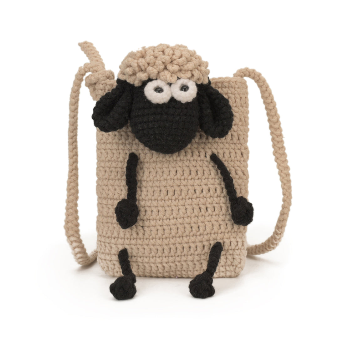 Cute Sheep-Themed Crochet Mini Backpack