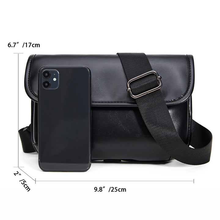 Leather Crossbody Messenger Bag Kalsten