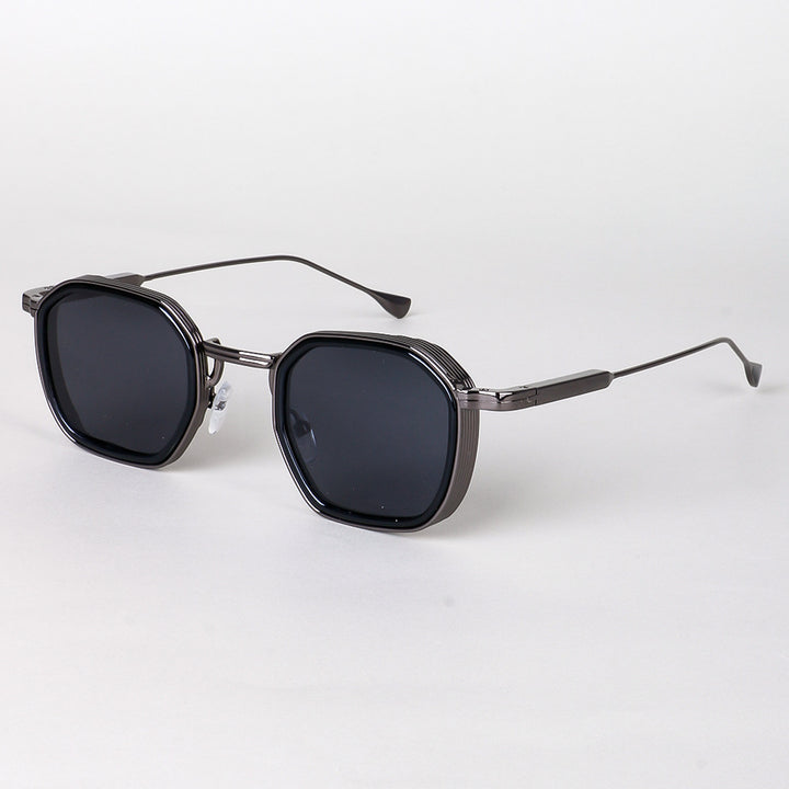 Ladies stylish sunglasses in modern octagonal design with high-quality polarized lenses Kalsten