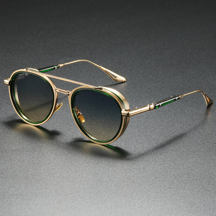 Women's Designer Sunglasses with Luxurious Metal Frame and Retro Accents Kalsten