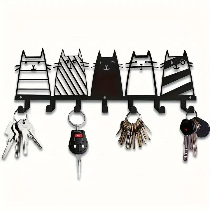 Metal key holder with cat design Kalsten