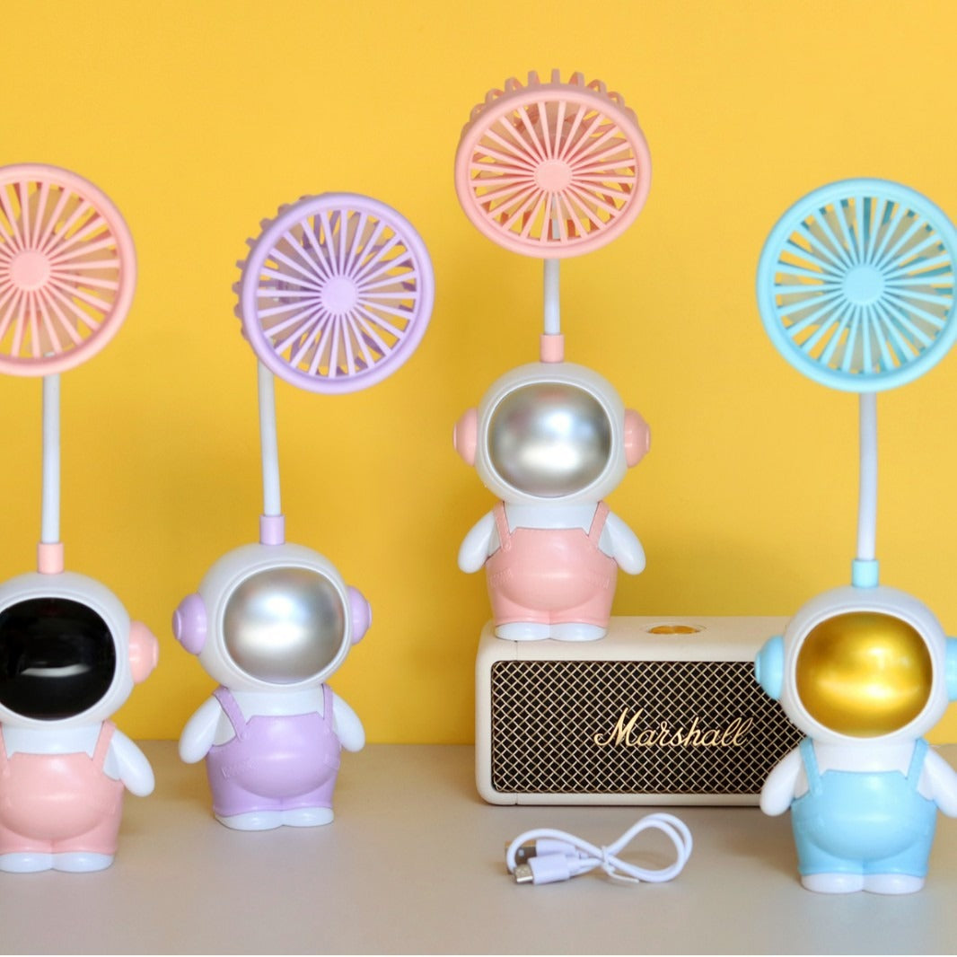 Unisex Fun Hand Fan in Astronaut Design Kalsten