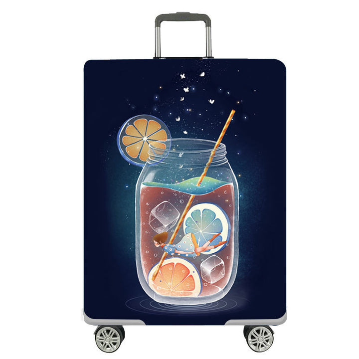 Women's hard-shell suitcase in creative Shiba motif Kalsten