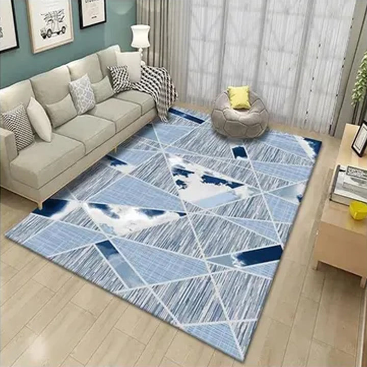 Marble-Patterned Area Rug Kalsten