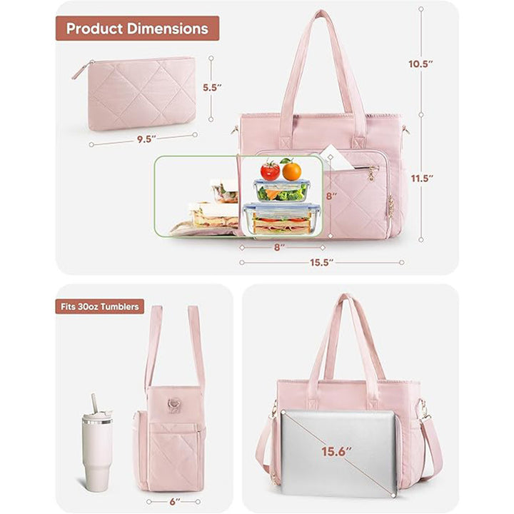 Multi-Compartment Insulated Lunch Tote