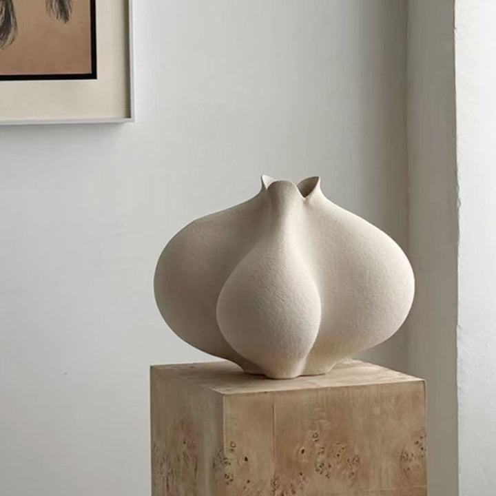 Organic-Shaped Decorative Vase