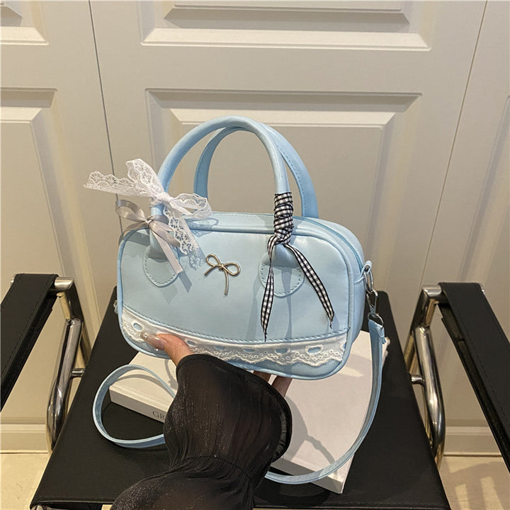 Decorative Bow-Embellished Handbag