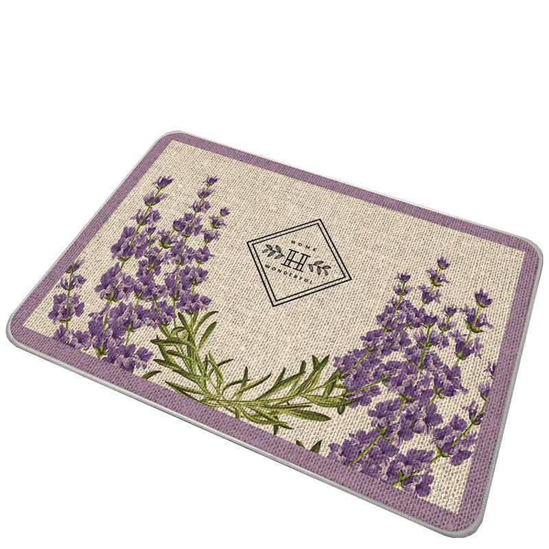 Decorative Floral Welcome Mat Kalsten