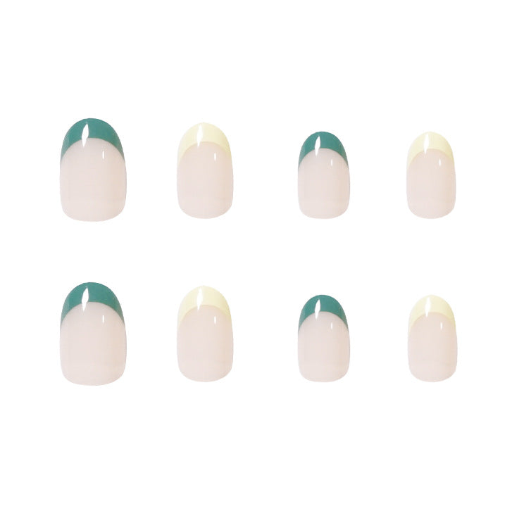 Artful nail art with creative color tips Kalsten