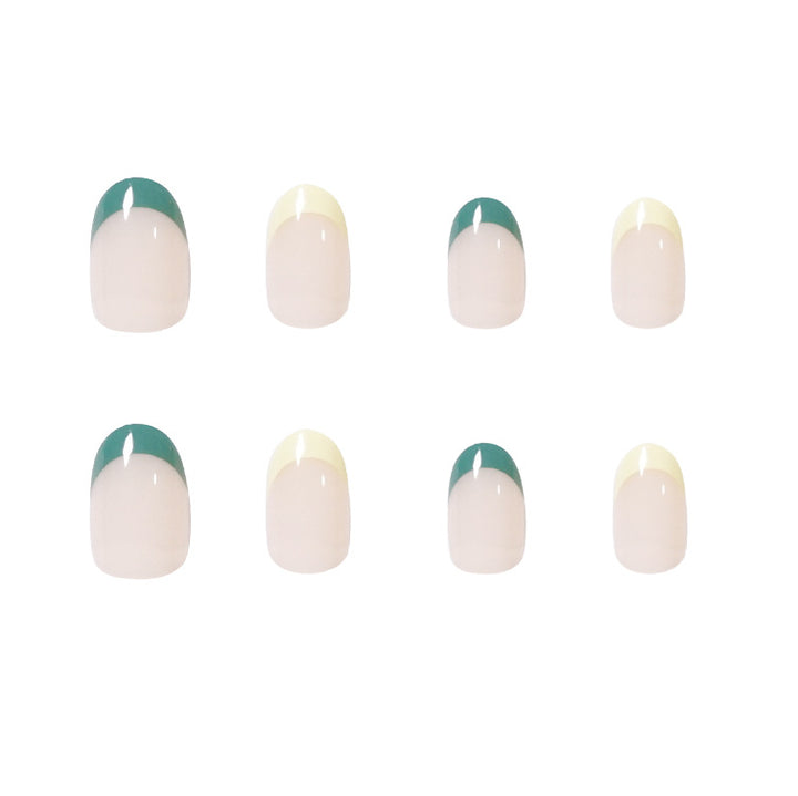 Artful nail art with creative color tips Kalsten