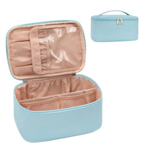 Cosmetic Organizer Bag with Structured Design and Versatile Compartments Kalsten