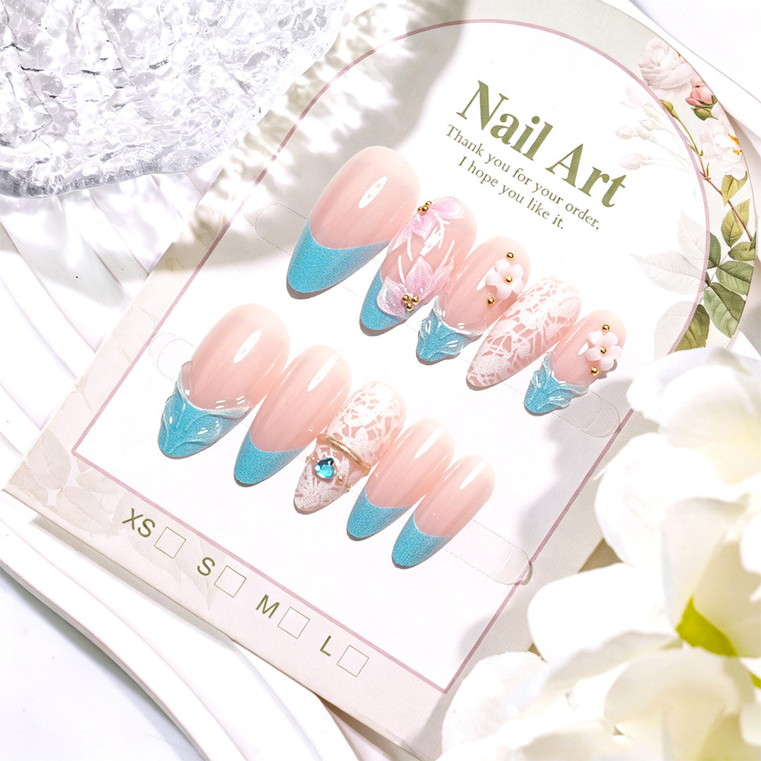 Decorative Press-On Nail Art Collection