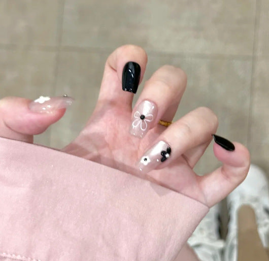 Artistic Floral and Geometric Press-On Nails Kalsten