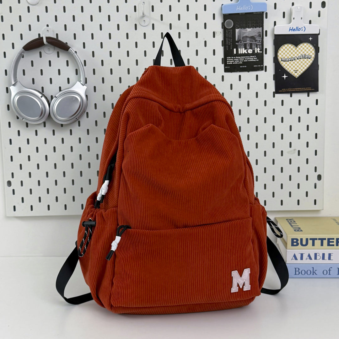 Corduroy Casual Backpack Kalsten