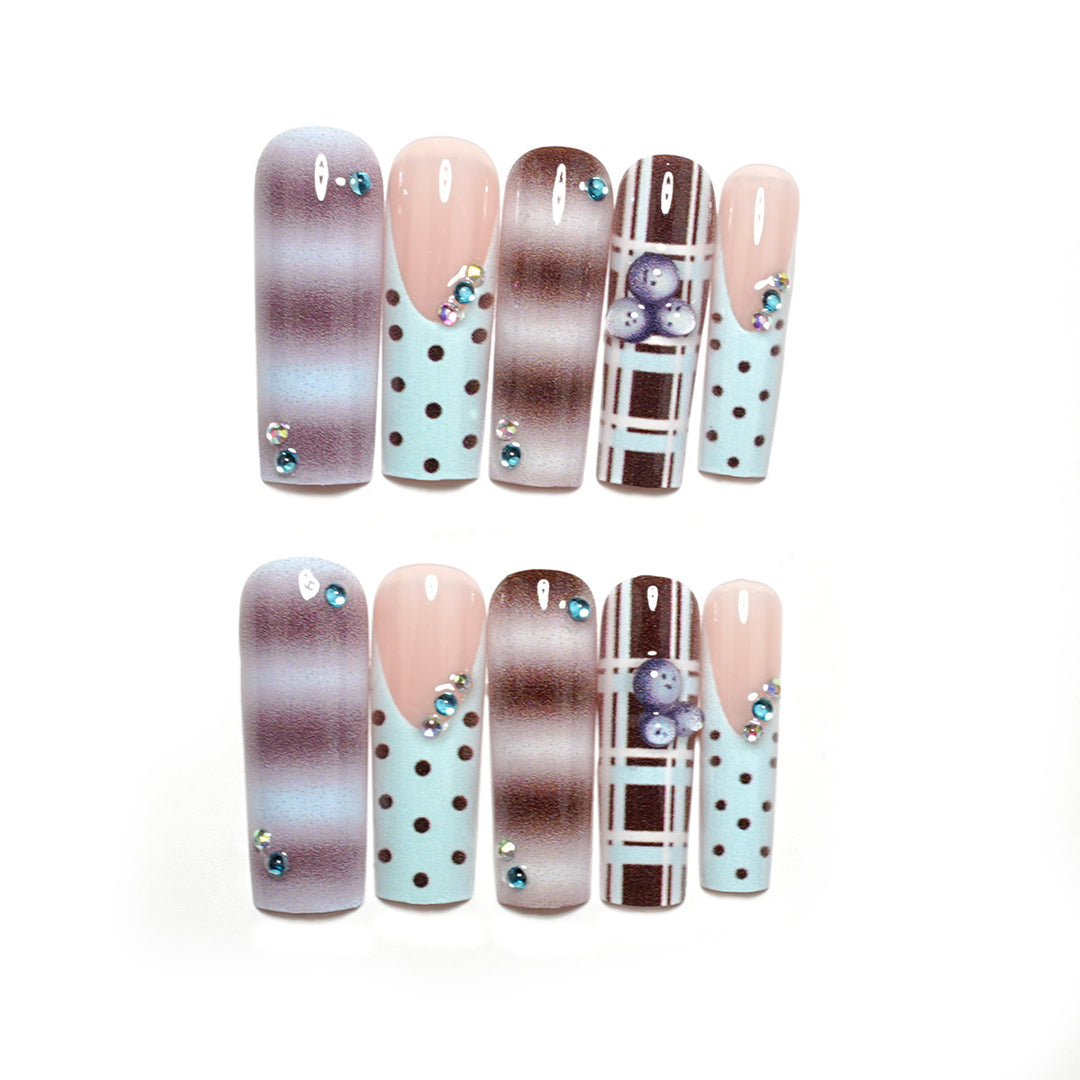 Artistic Press-On Nail Design Kit