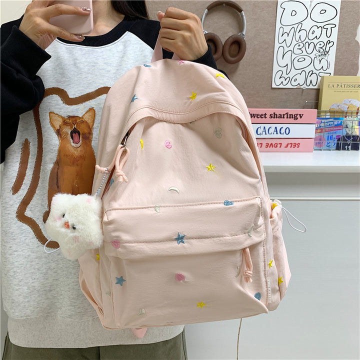 Stylish Fun-Embellished Casual Backpack Kalsten