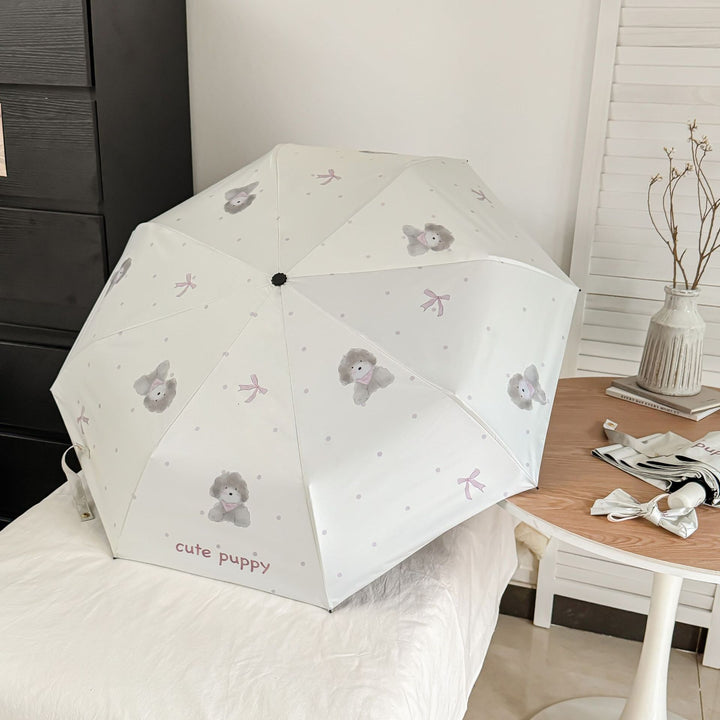 Women's Foldable Umbrella with Cute Animal Design Kalsten