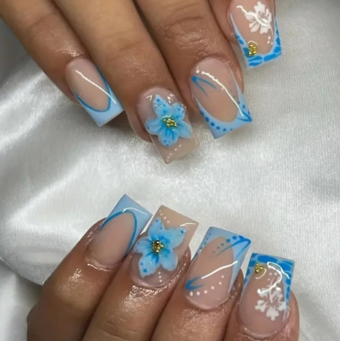 Exquisite Art Nails with Creative Flower Designs Kalsten