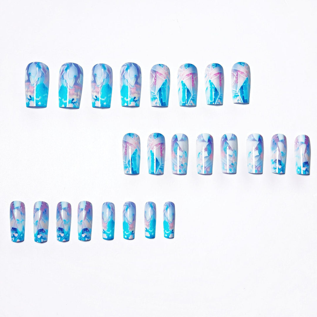 Artistic Geometric Nail Art Kalsten