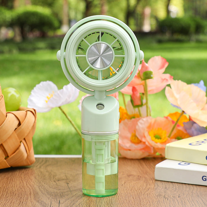 Ladies portable mini fan with integrated misting function Kalsten