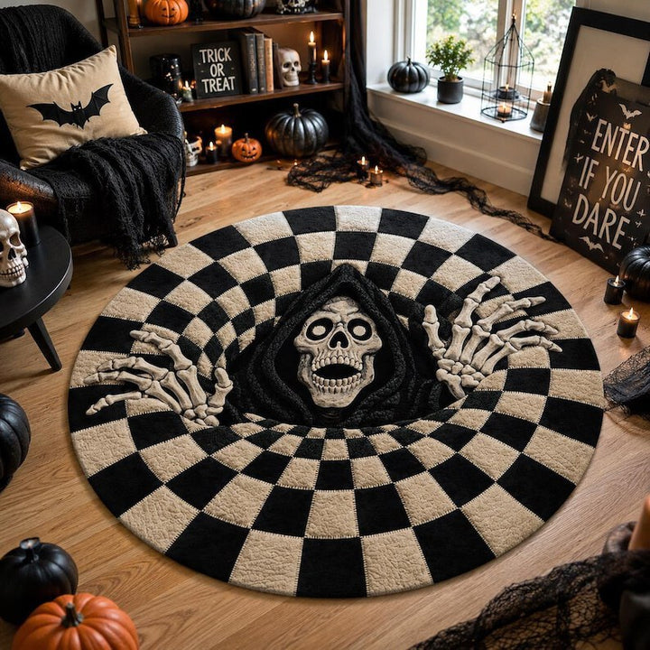 Horror Round Area Rug