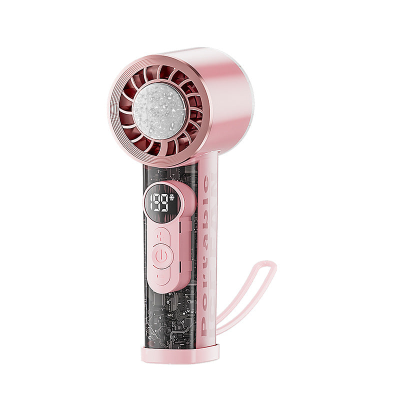 Unisex Portable Mini Fan with Digital Speed Display Kalsten