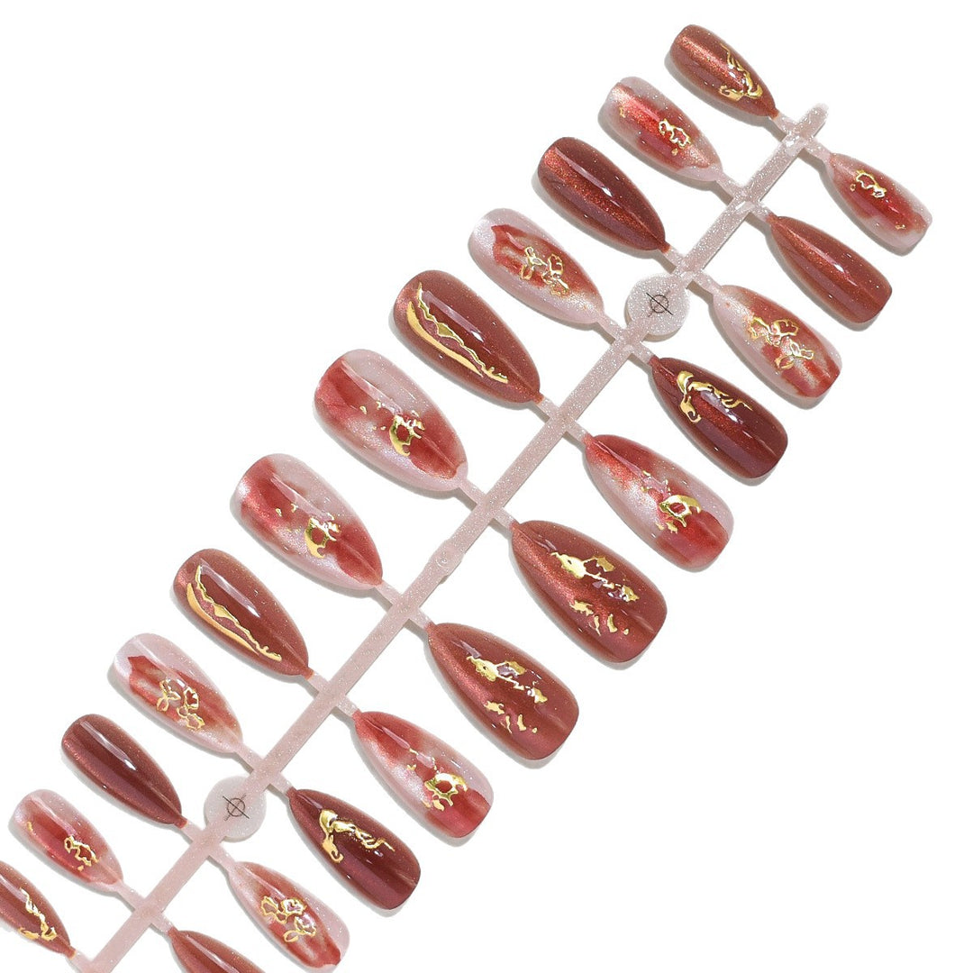 Artistic Decorative Press-On Nail Tips Kalsten