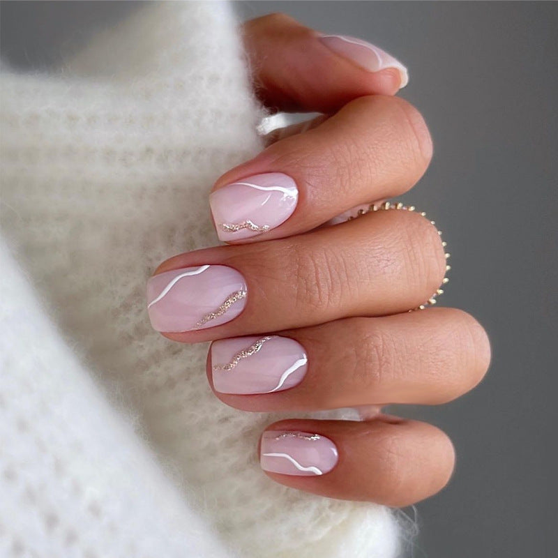 Elegant Heart-Designed Press-On Nail Tips Kalsten