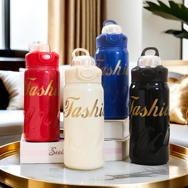 Stylish sports water bottle with practical spill protection Kalsten