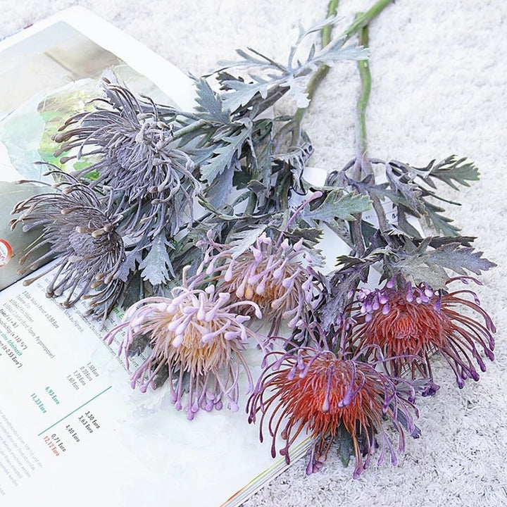 Faux Floral Chrysanthemum Arrangement
