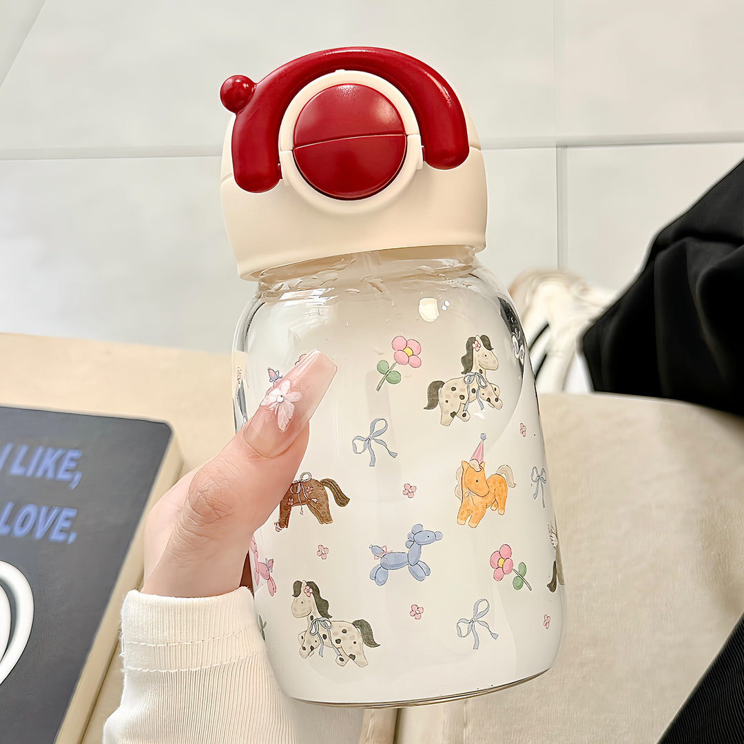 Women's funny drinking bottle with cute animal motif Kalsten