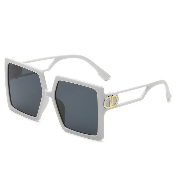 Women's Elegant Oversized Sunglasses with Geometric Frame and Polarized Lenses Kalsten