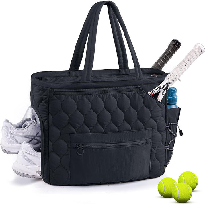 Quilted Multi-Compartment Sports Tote Bag Kalsten