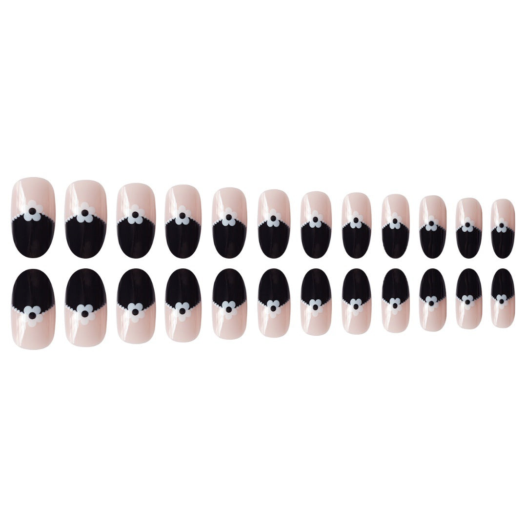Artistic Floral Tip Press-On Nails Kalsten