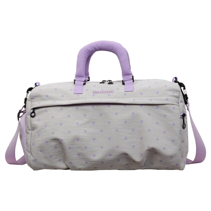Spacious Polka Dot Travel Duffel Kalsten