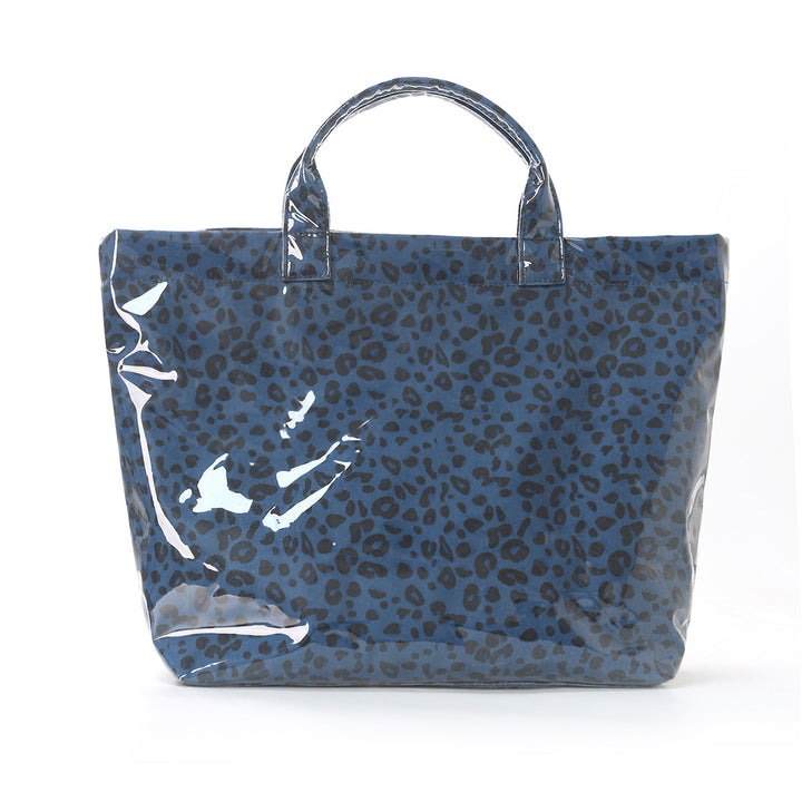 Beach bag with colorful check pattern and water-repellent coating Kalsten