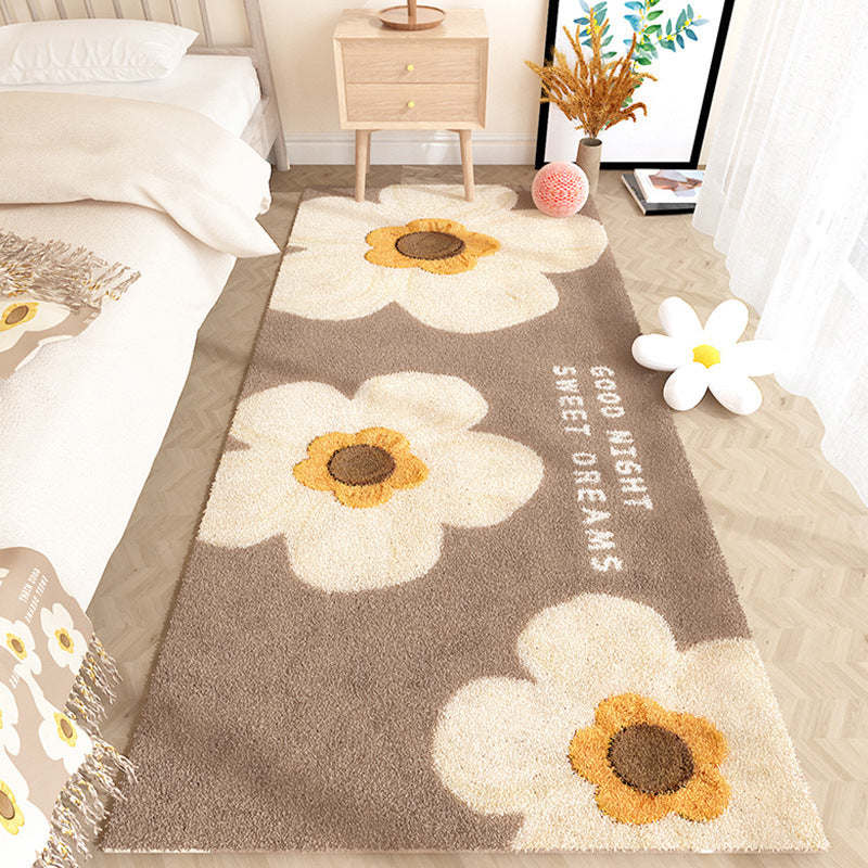 Floral Pattern Decorative Area Rug