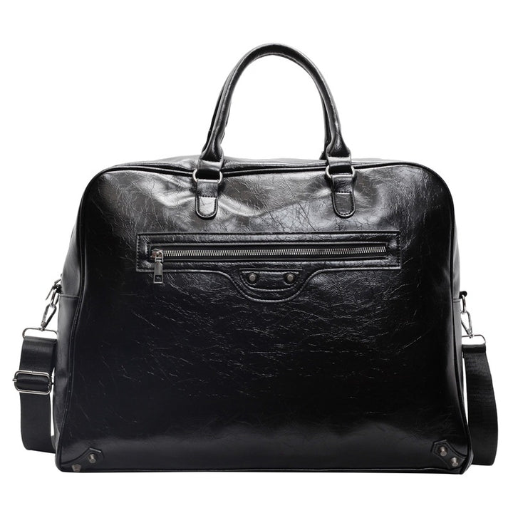 Luxurious Vintage-Inspired Leather Duffel Bag Kalsten