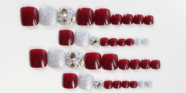 Premium Decorative Press-On Toenails Kalsten