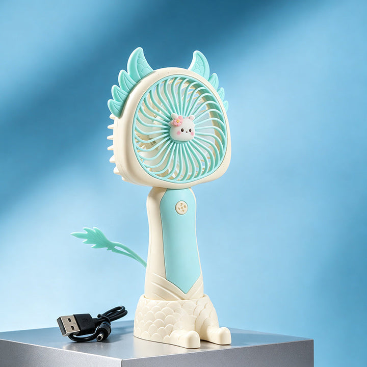 Ladies Portable Mini Handheld Fan with Cat Ears Kalsten