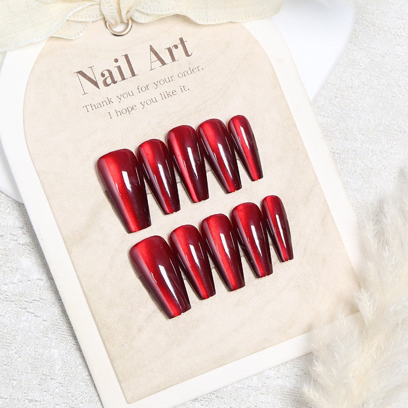 Elegant Floral Designed Press-On Nails