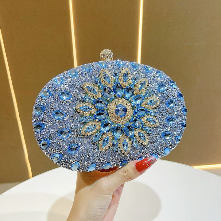 Ornate Crystal Evening Clutch